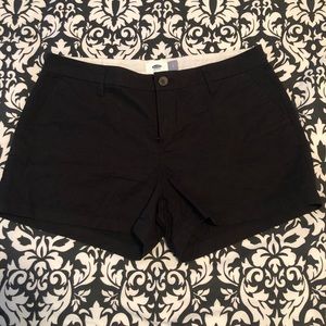 Black old navy polo shorts never worn
